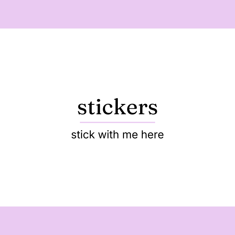 Stickers