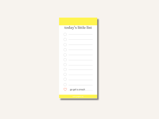 Today's Little List