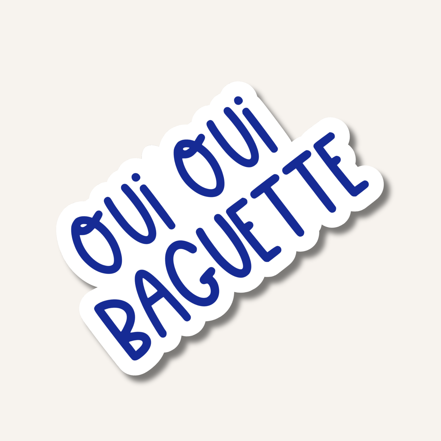 Oui Oui Baguette Sticker