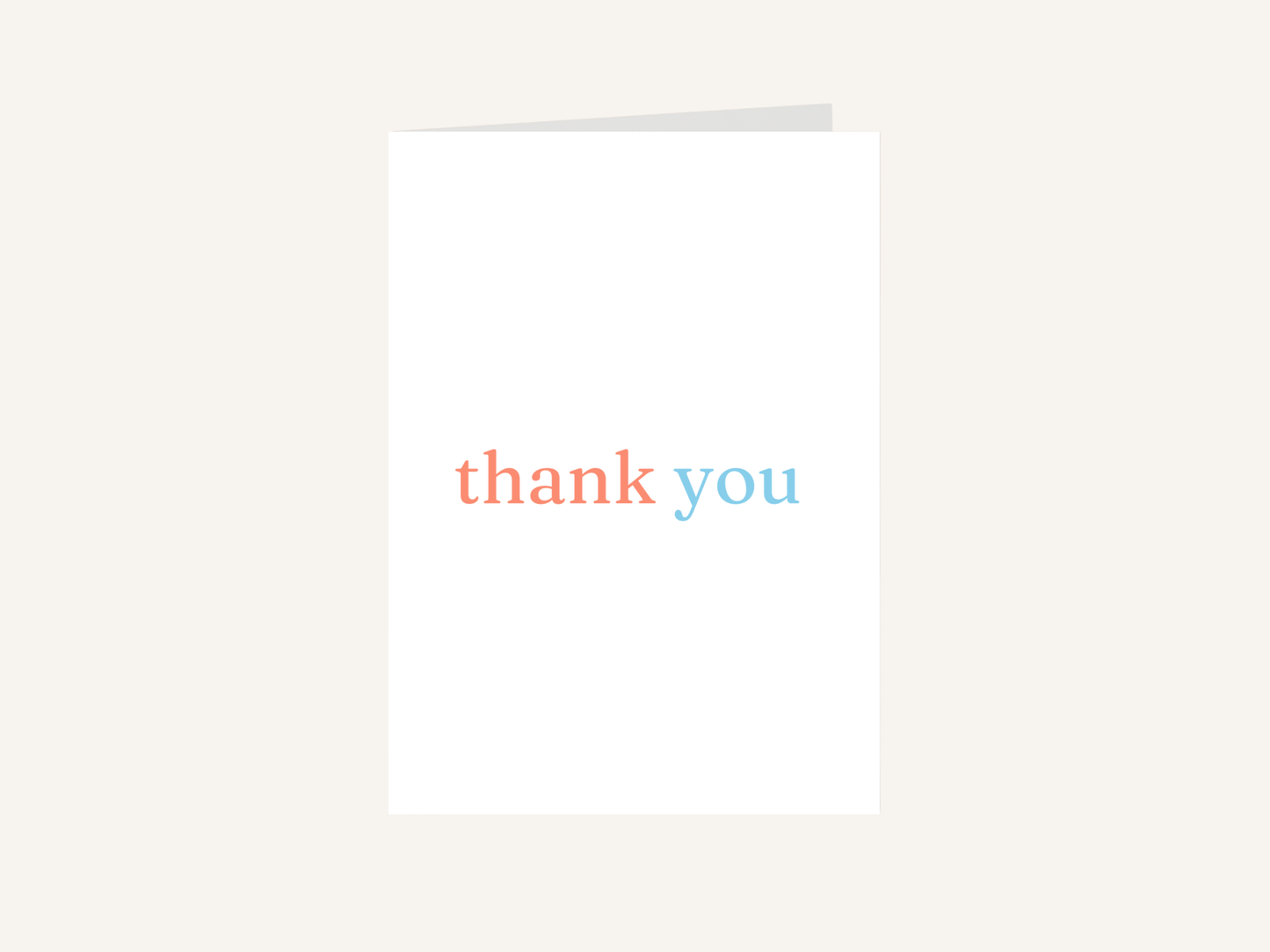 Thank You Card