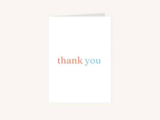 Thank You Card